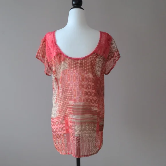 Pink Sheer Shirt - Wrapper - Picture 4 of 6